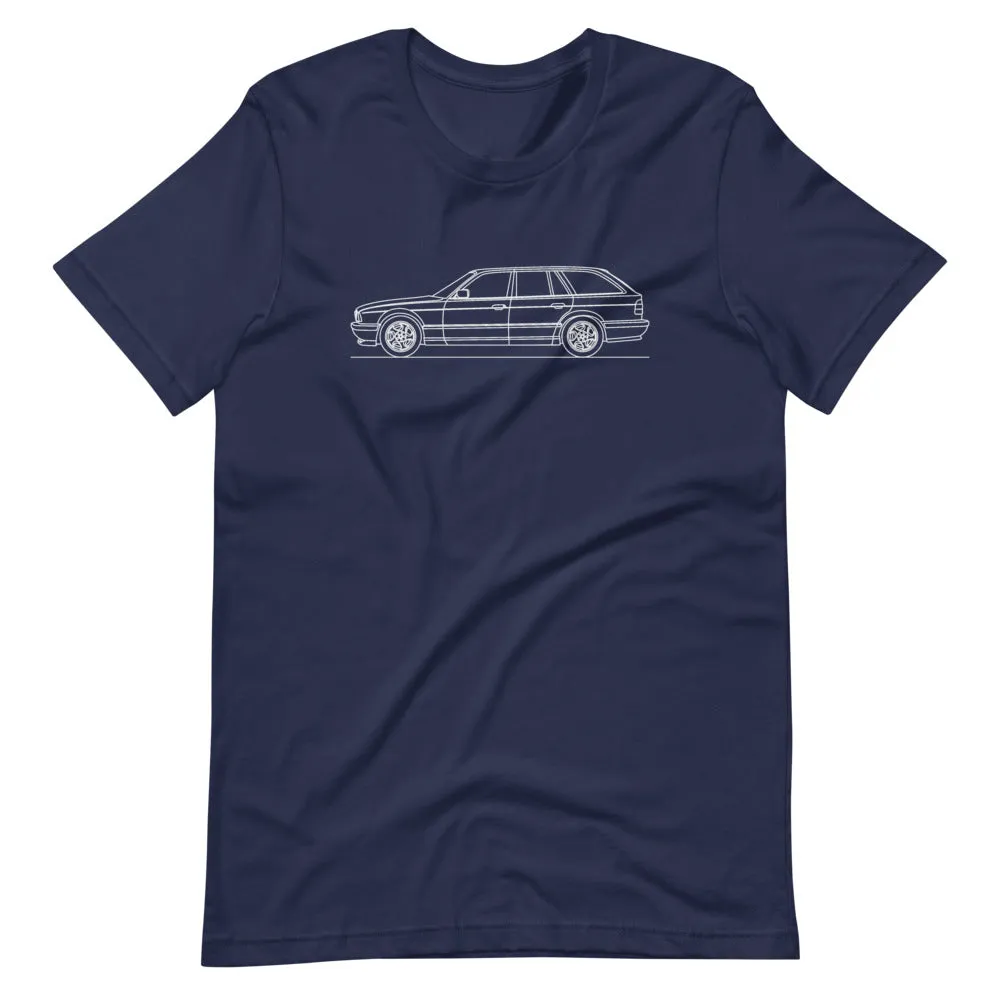 BMW E34 M5 Touring silhouette t-shirt