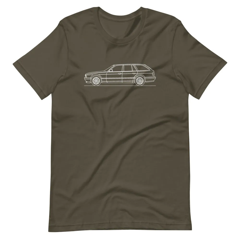 BMW E34 M5 Touring silhouette t-shirt