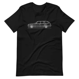 BMW E34 M5 Touring silhouette t-shirt