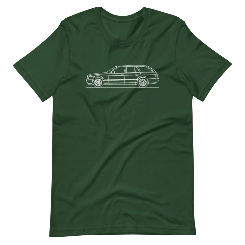 BMW E34 M5 Touring silhouette t-shirt