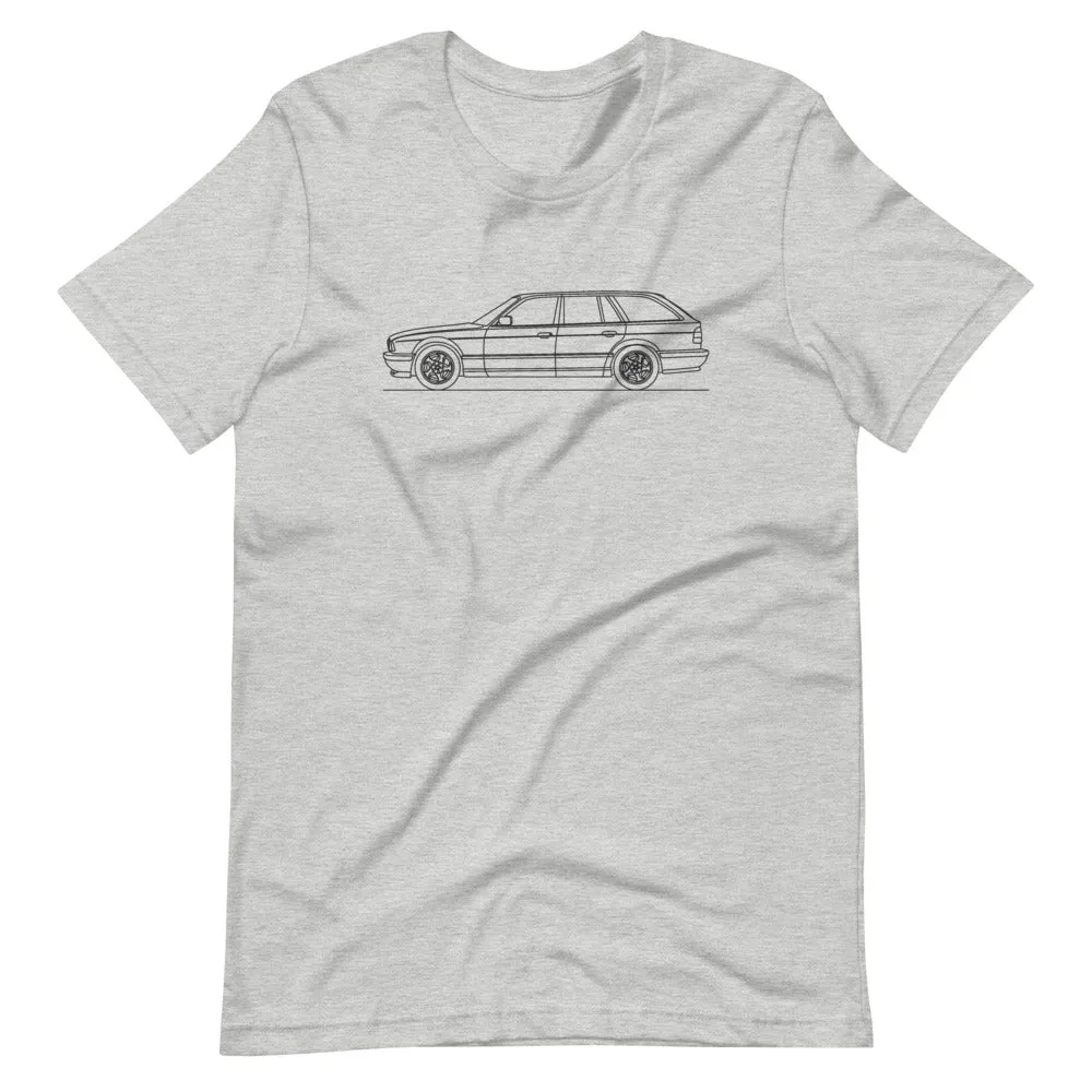 BMW E34 M5 Touring silhouette t-shirt