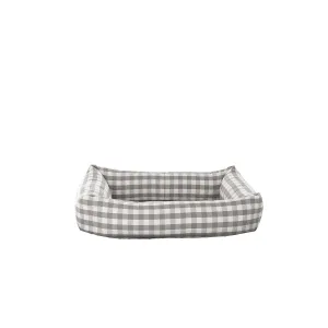 Bolster Dog Bed — Vichy