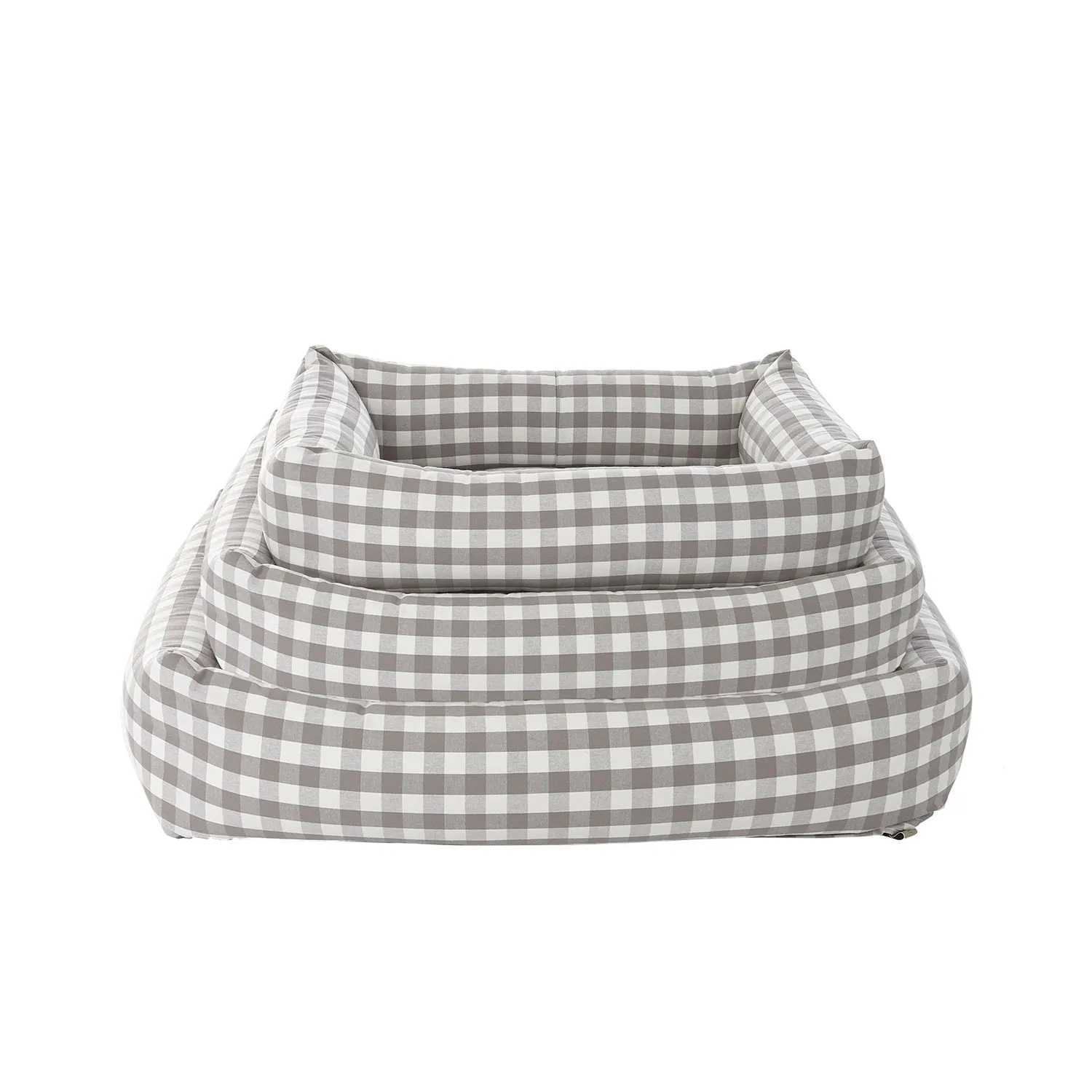 Bolster Dog Bed — Vichy
