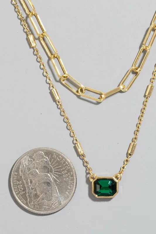 Bonnie Faceted Gem Necklace (3 Colors!)