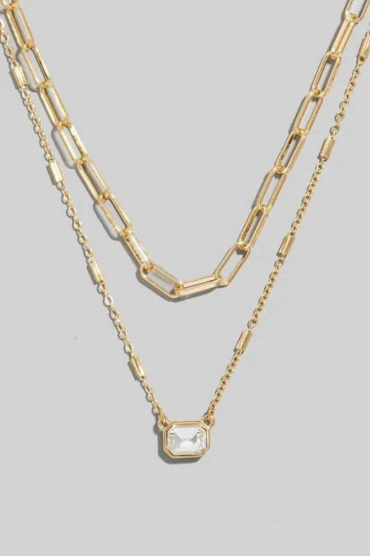 Bonnie Faceted Gem Necklace (3 Colors!)