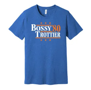 Bossy & Trottier '80 - New York Legends Political Campaign Parody T-Shirt - Hyper Than Hype Shirts