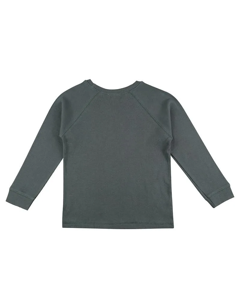 Bottle Green Rib Top