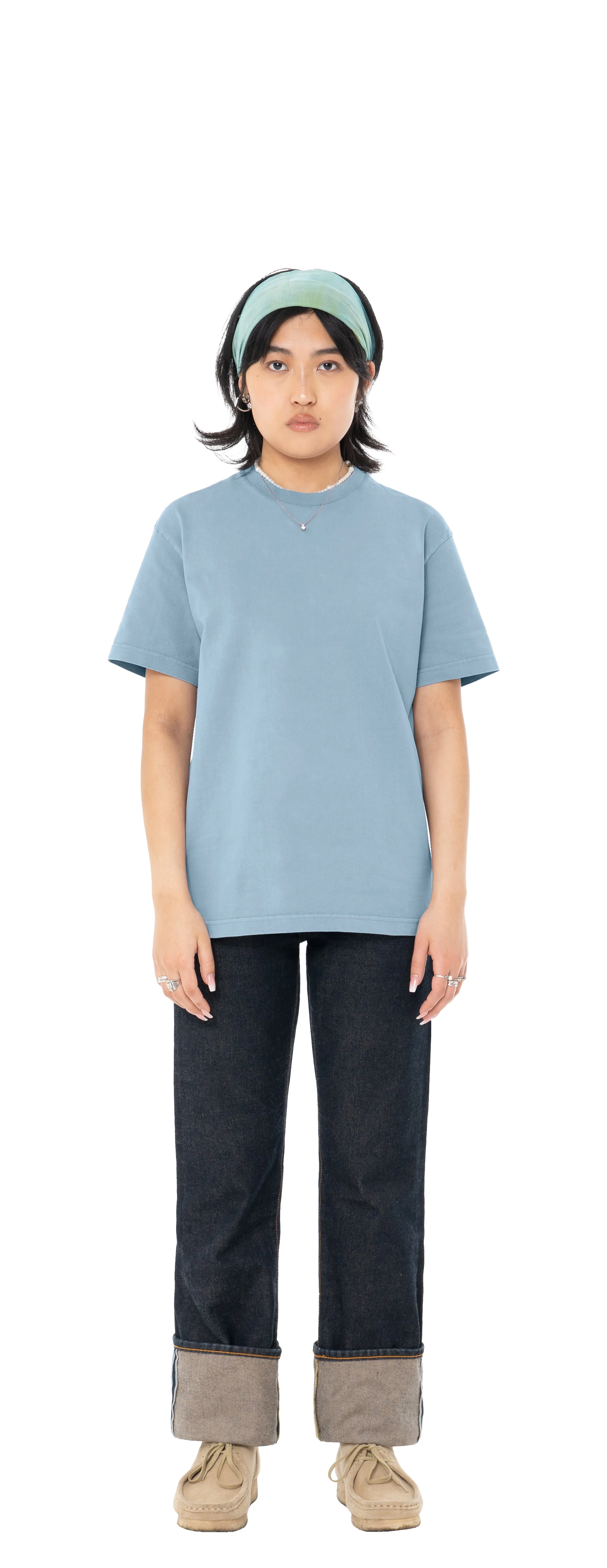 Boxy T-Shirt, Sea Spray