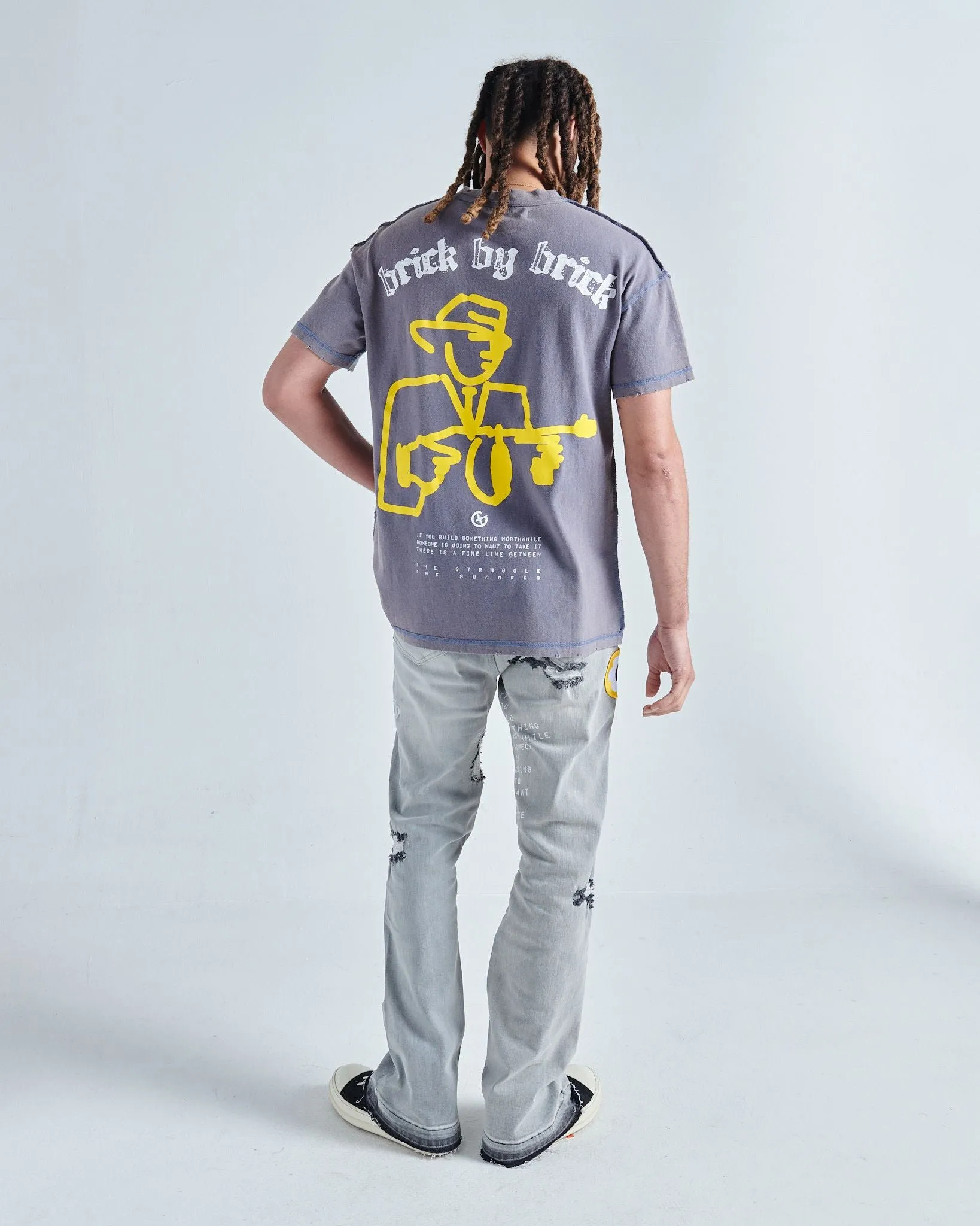 BRICK BY BRICK TEE (MIDNIGHT)