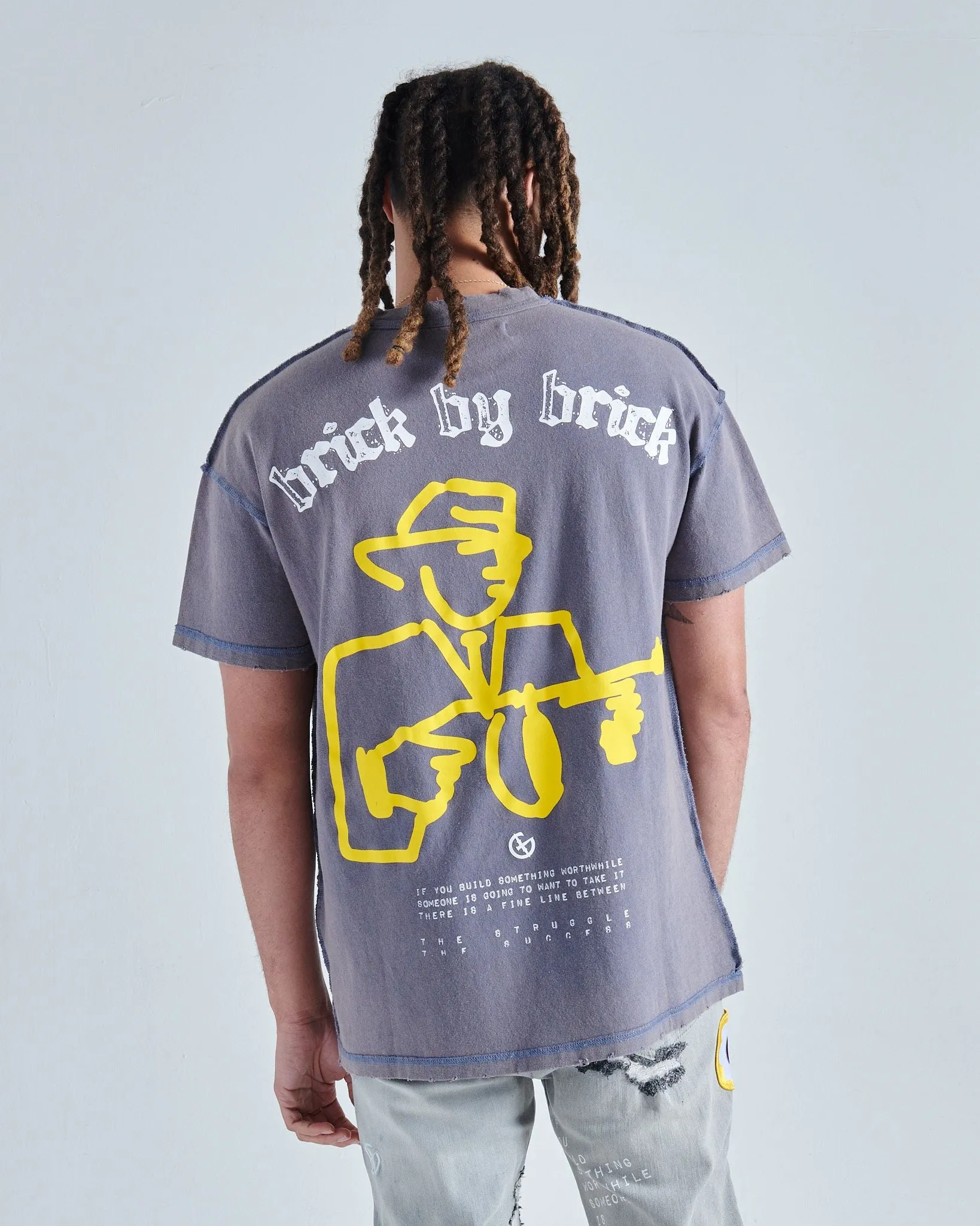BRICK BY BRICK TEE (MIDNIGHT)