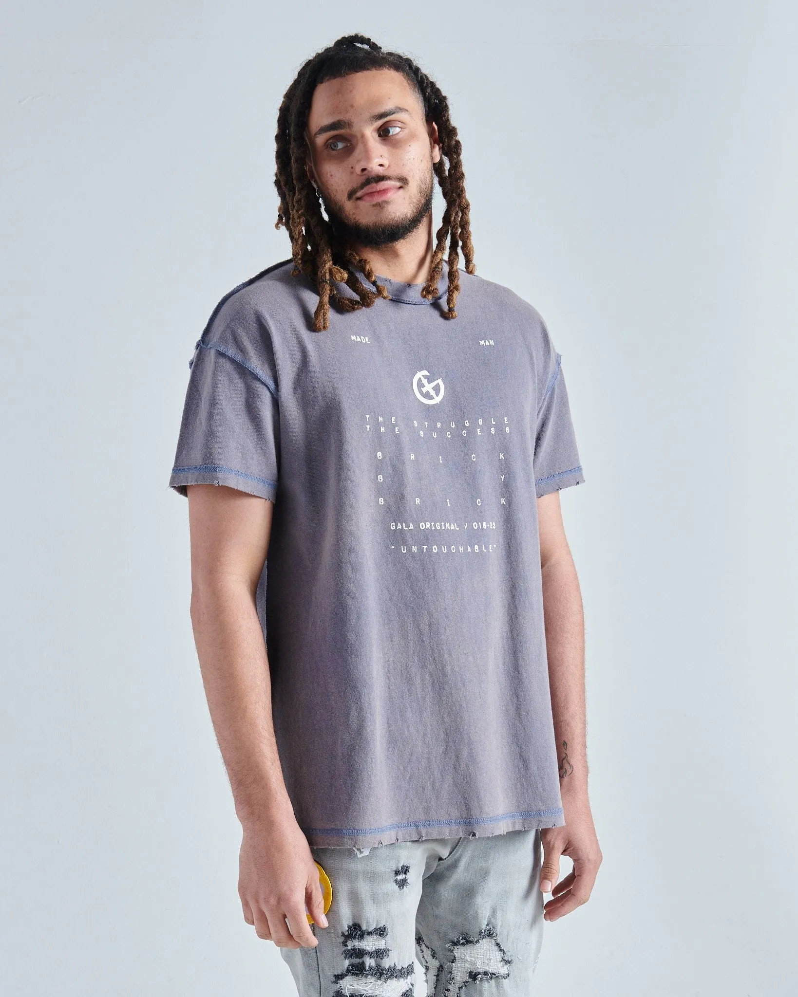 BRICK BY BRICK TEE (MIDNIGHT)