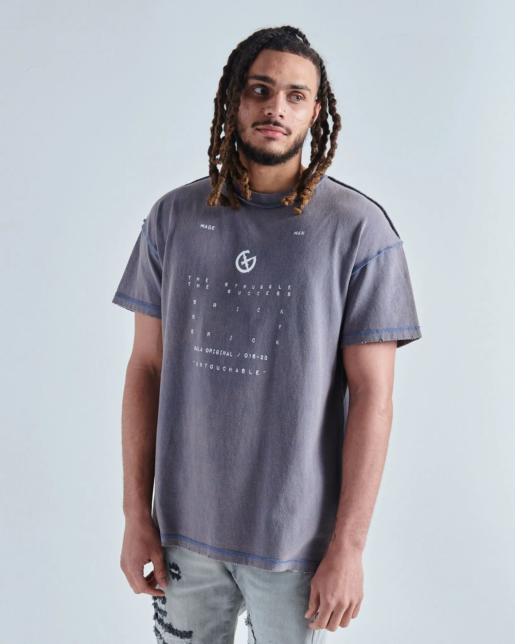 BRICK BY BRICK TEE (MIDNIGHT)