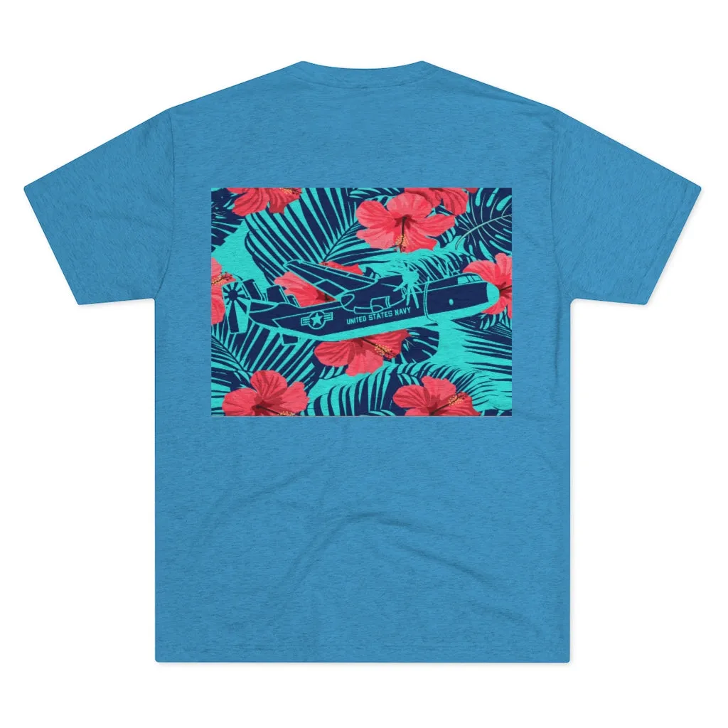 C-2 Greyhound Aloha Tri-Blend Tee
