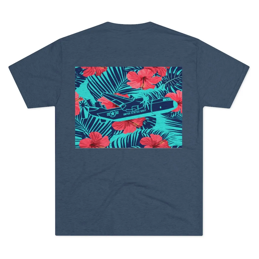 C-2 Greyhound Aloha Tri-Blend Tee