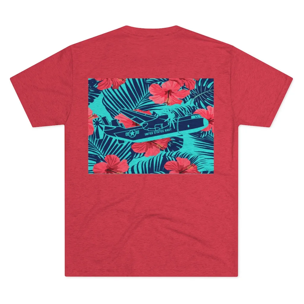 C-2 Greyhound Aloha Tri-Blend Tee