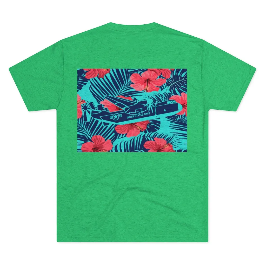 C-2 Greyhound Aloha Tri-Blend Tee