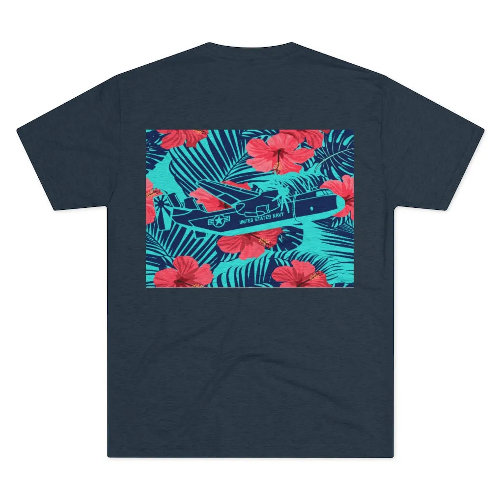 C-2 Greyhound Aloha Tri-Blend Tee