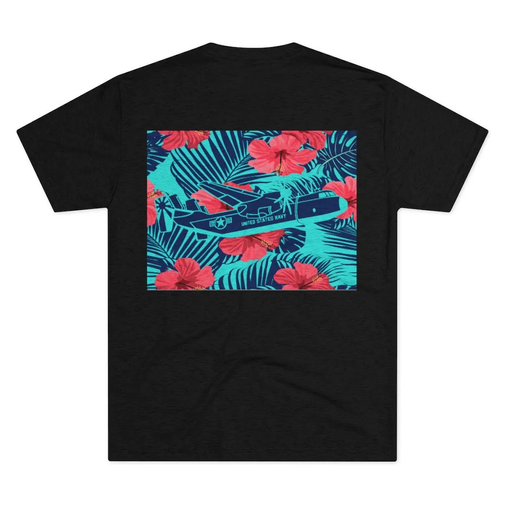 C-2 Greyhound Aloha Tri-Blend Tee