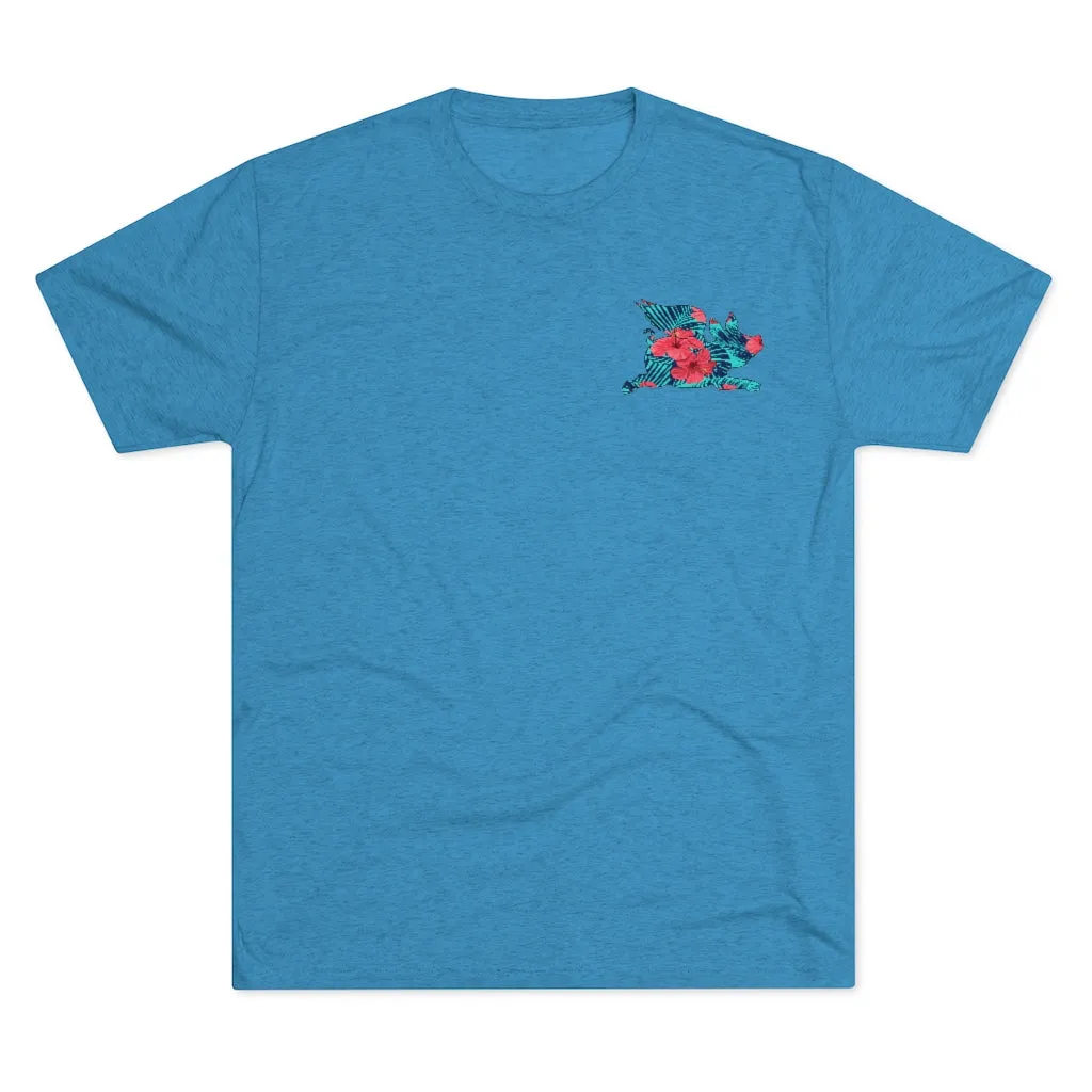 C-2 Greyhound Aloha Tri-Blend Tee
