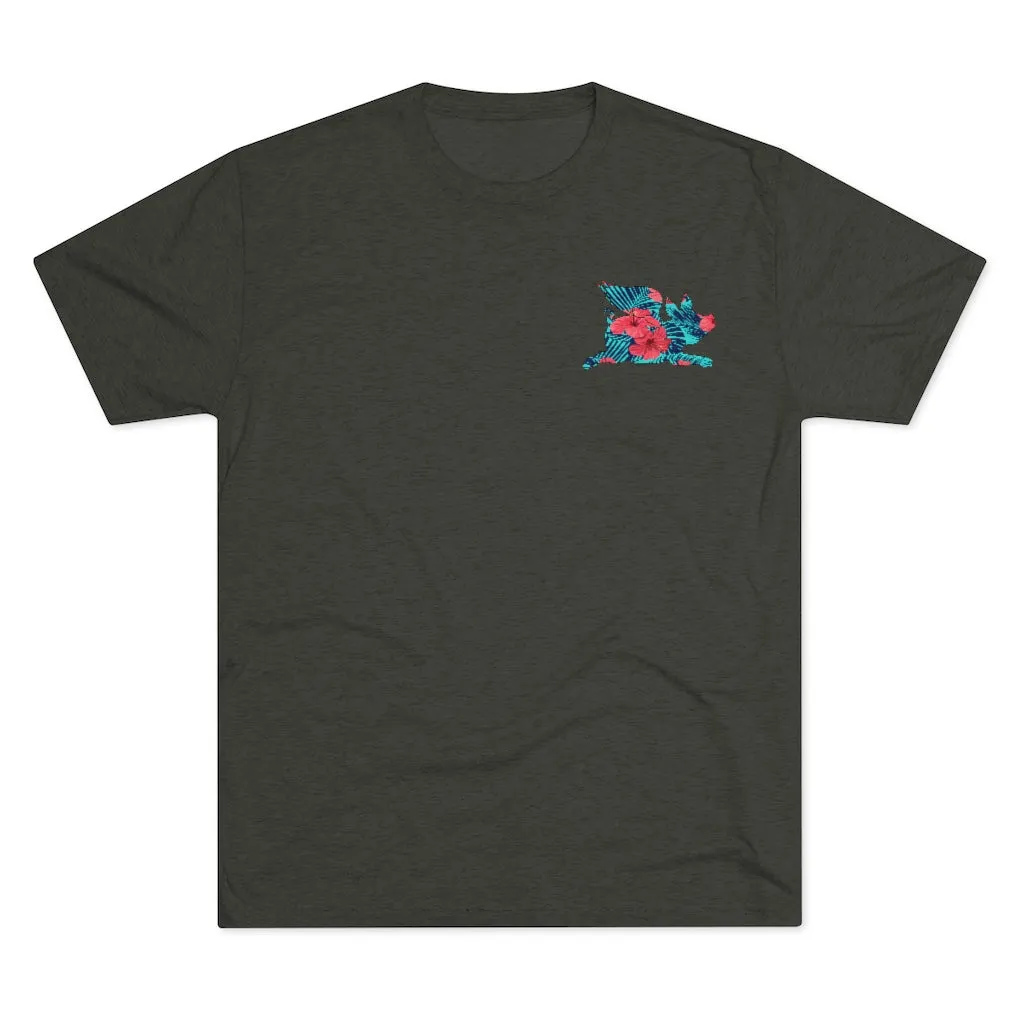 C-2 Greyhound Aloha Tri-Blend Tee