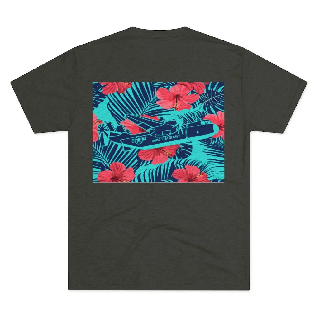 C-2 Greyhound Aloha Tri-Blend Tee