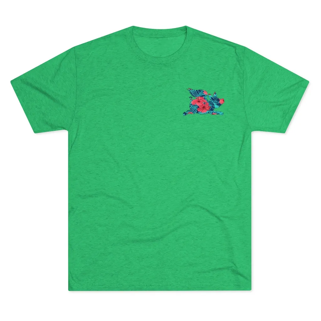 C-2 Greyhound Aloha Tri-Blend Tee