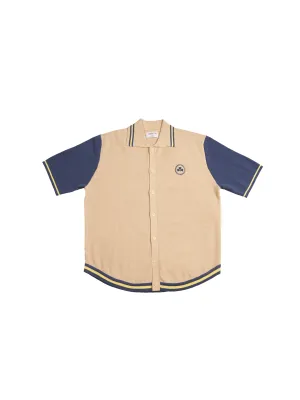Cabin Cream Knitted Warm Up Shirt