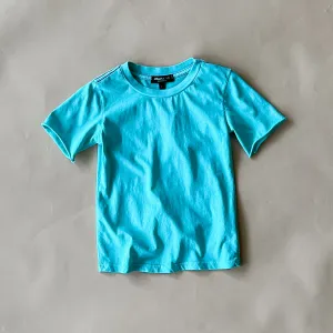 Cameron Solid Tee | Aqua
