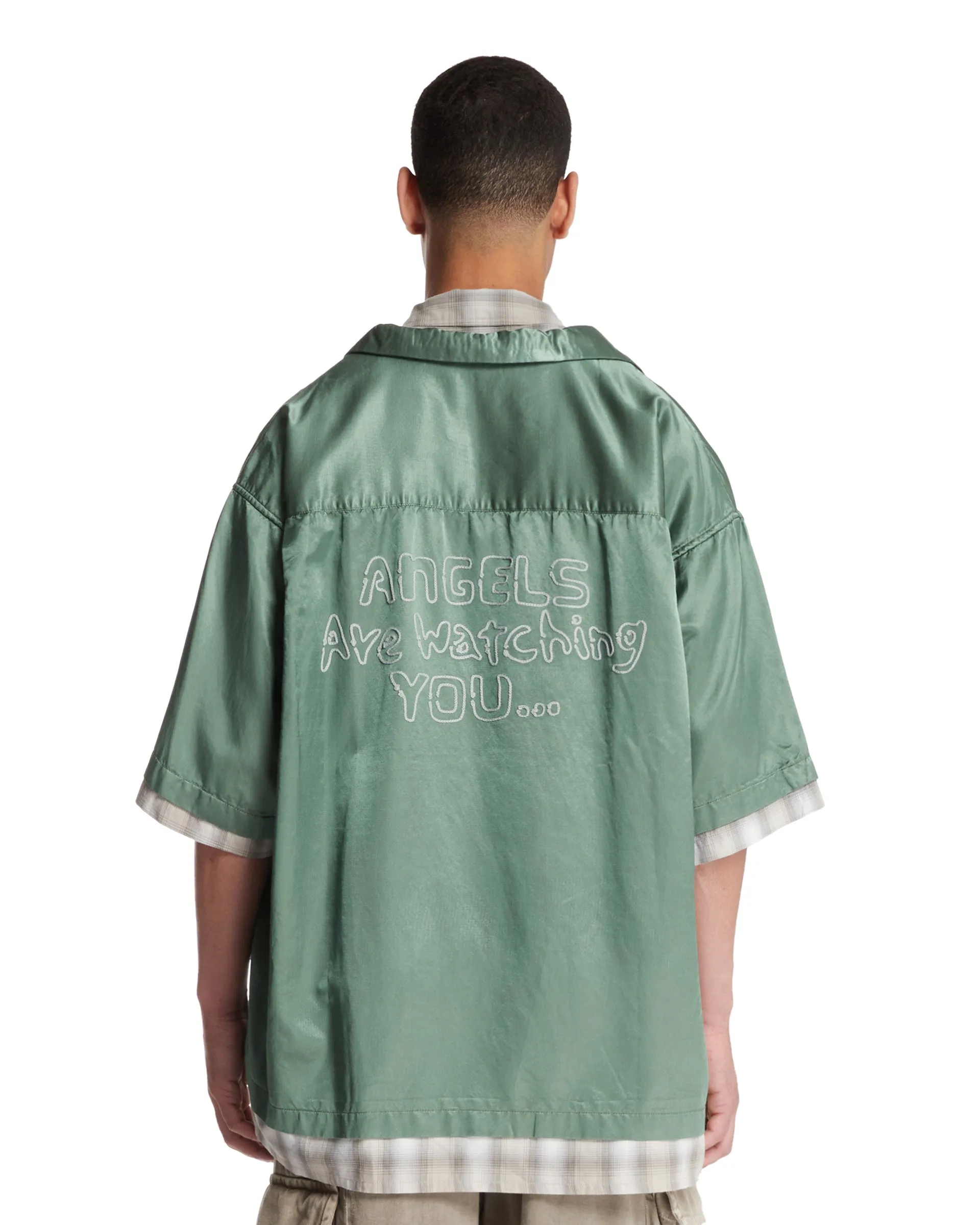 Camicia Double Layered Verde