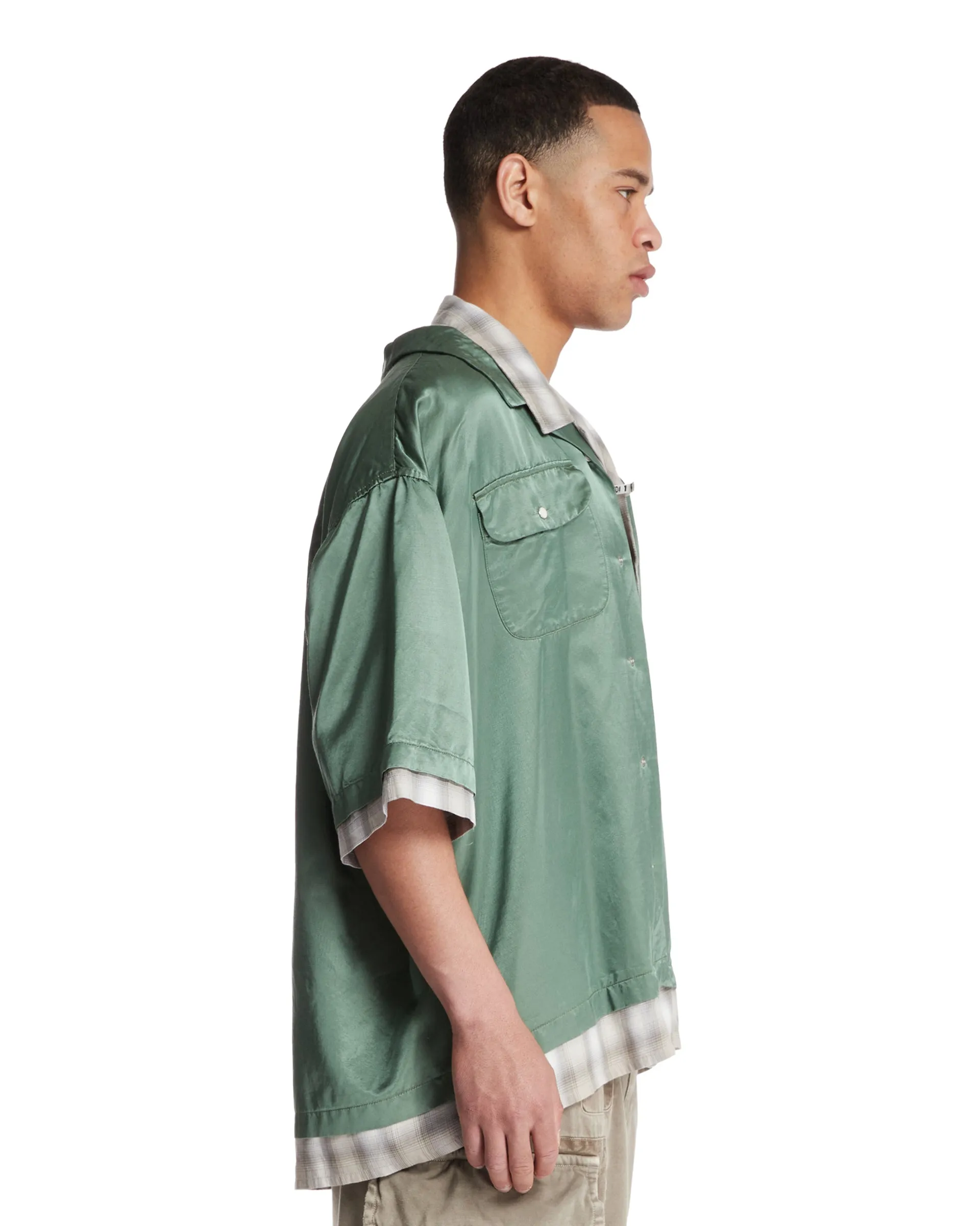 Camicia Double Layered Verde