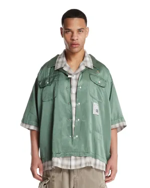Camicia Double Layered Verde