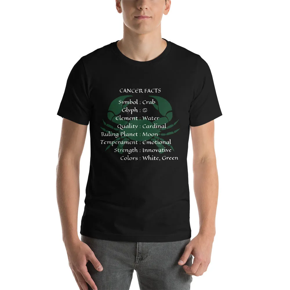 CANCER FACTS SHIRT - Zodiac T-Shirt for Men and Women (Unisex)