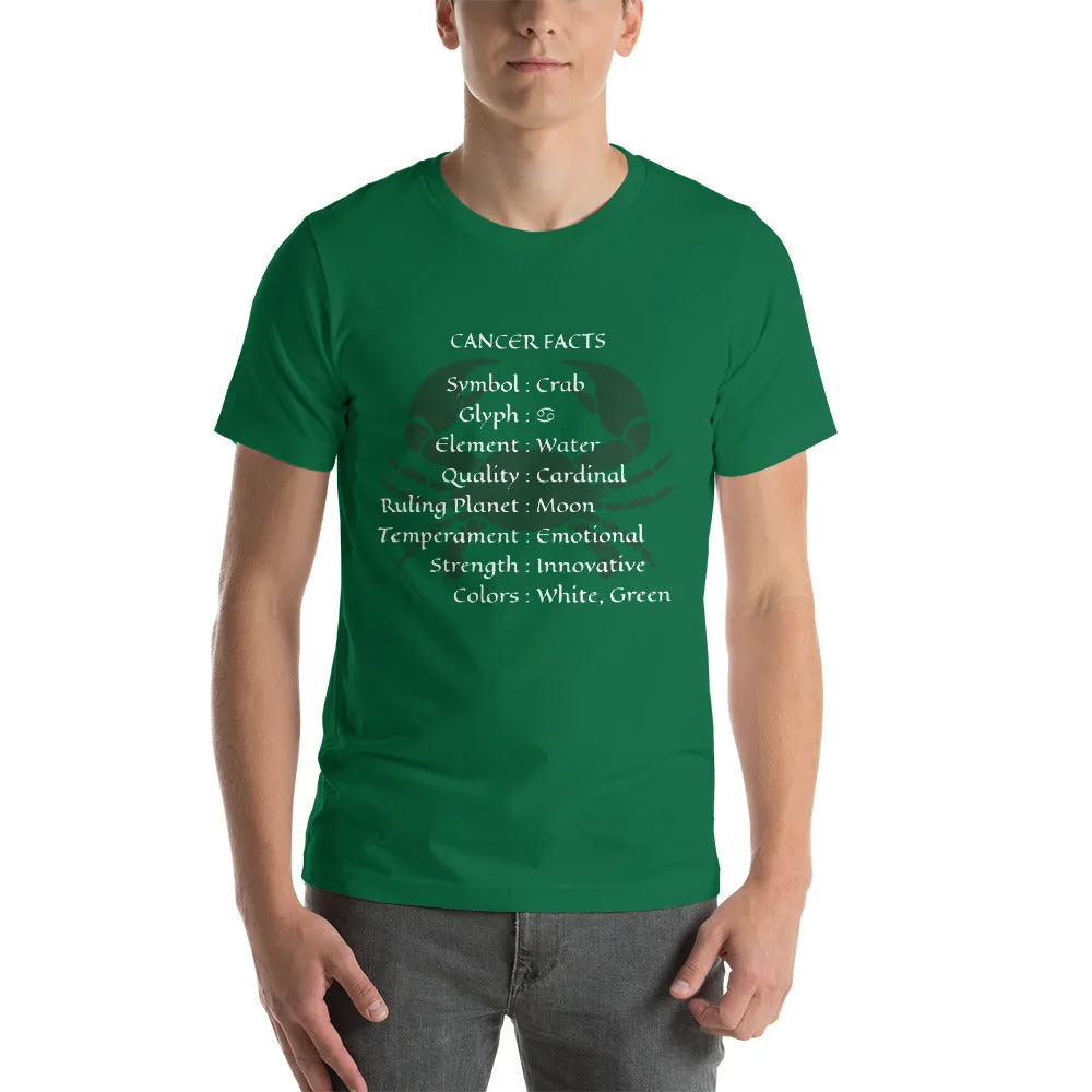CANCER FACTS SHIRT - Zodiac T-Shirt for Men and Women (Unisex)
