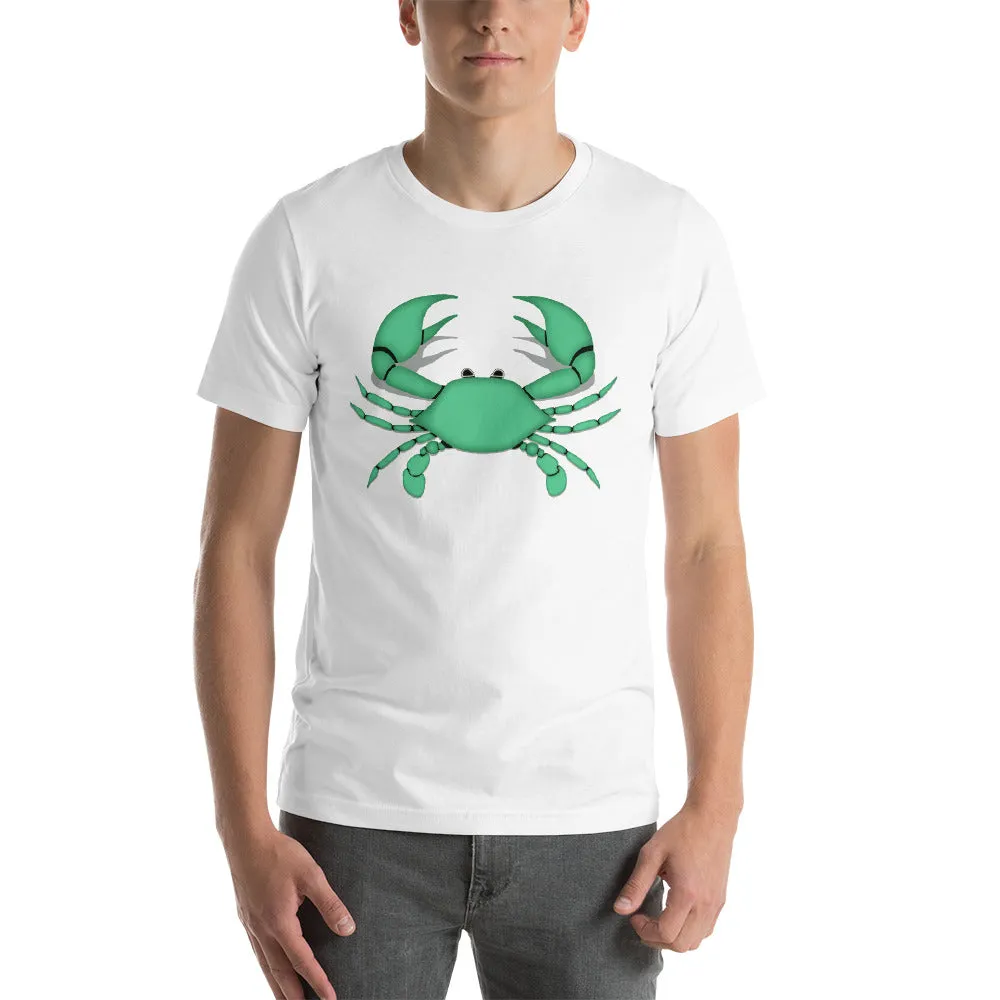 CANCER T SHIRT - Zodiac Symbol - Green Crab Graphics - Sign Shirt for Men and Women (Unisex)