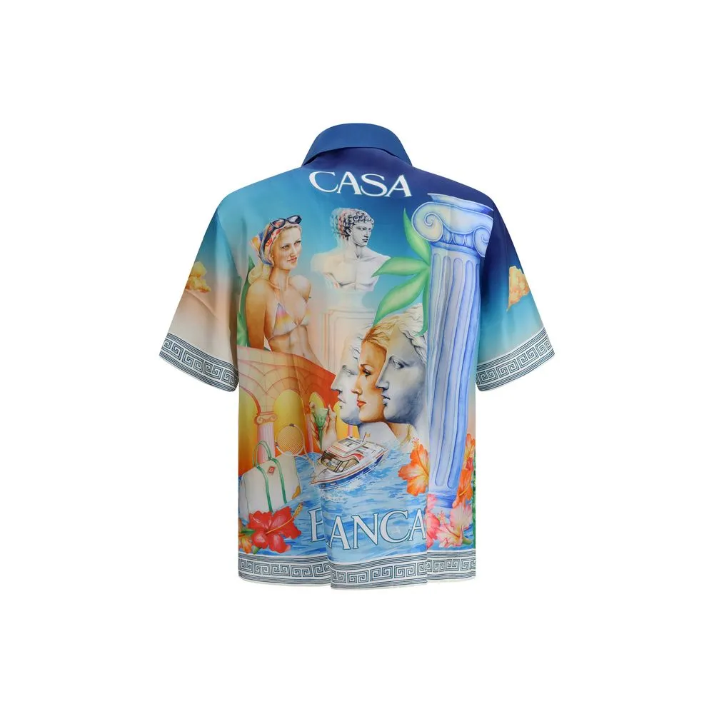 Casablanca Cuban short sleeve silk Shirt