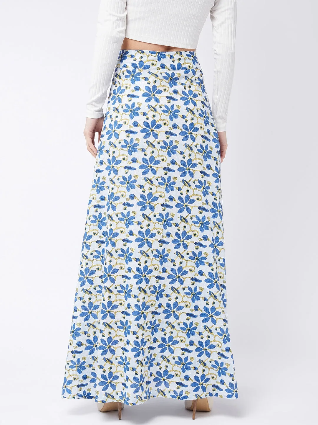 Cerulean Blue Long Skirt