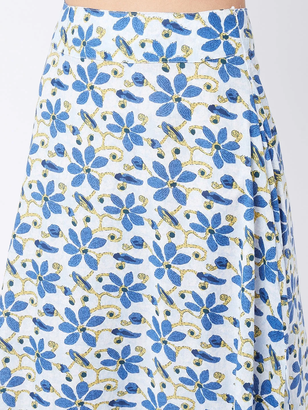 Cerulean Blue Long Skirt