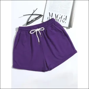 Chic Drawstring Shorts with Pockets
