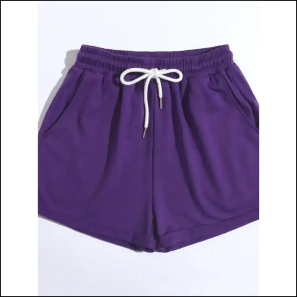 Chic Drawstring Shorts with Pockets