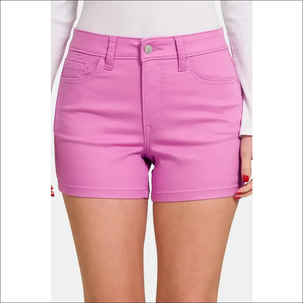 Chic High Waist Denim Shorts for Trendy Summer Vibes