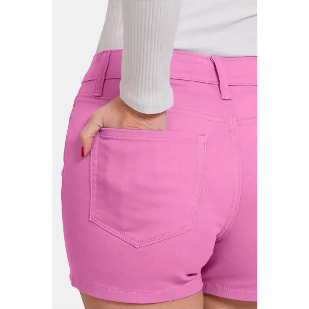 Chic High Waist Denim Shorts for Trendy Summer Vibes