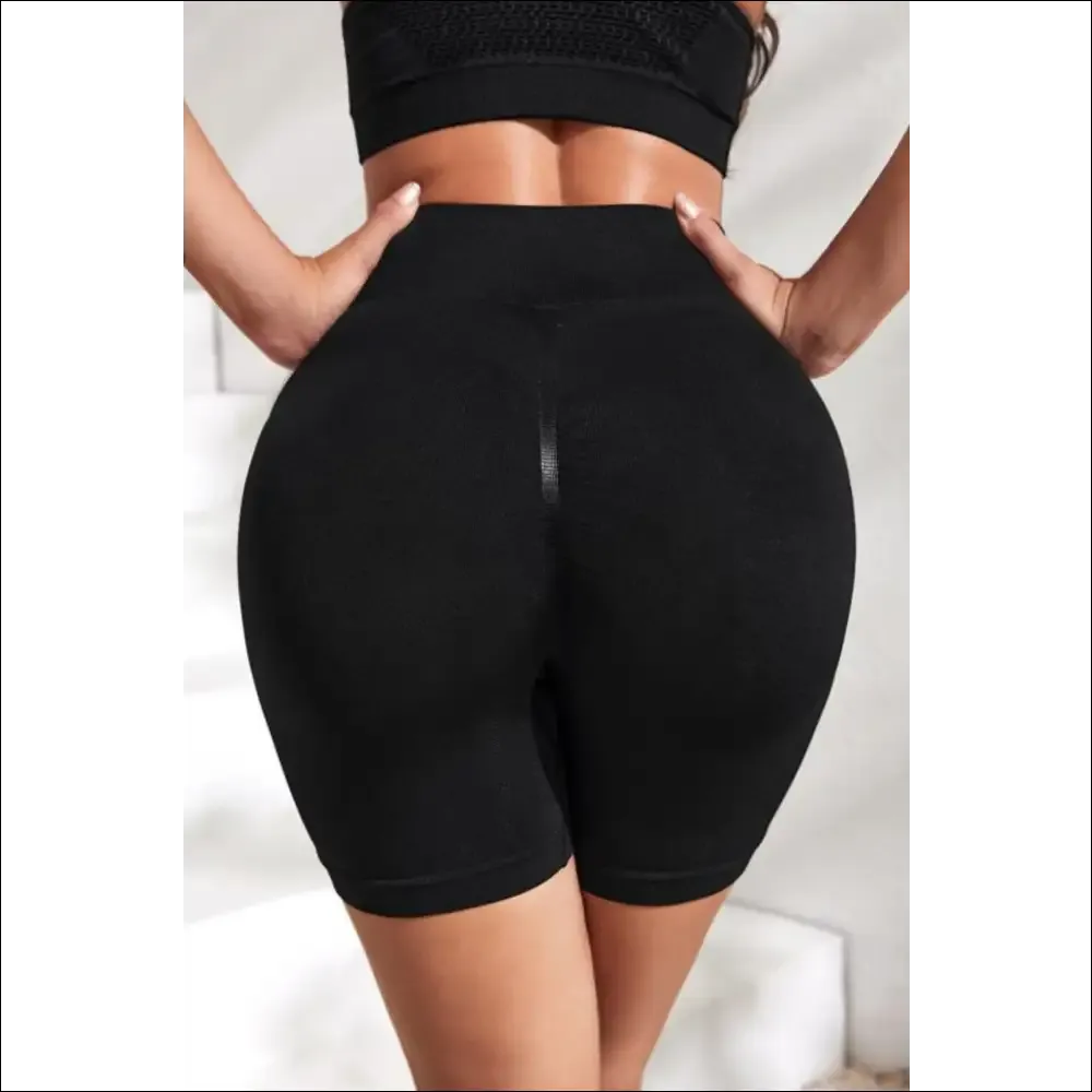 Chic Slim Fit High Waist Active Shorts