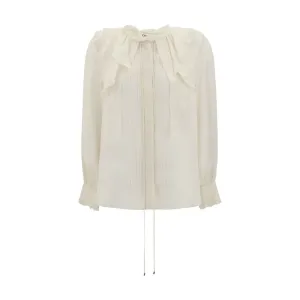 Chloé Silk Blouse with pleated details
