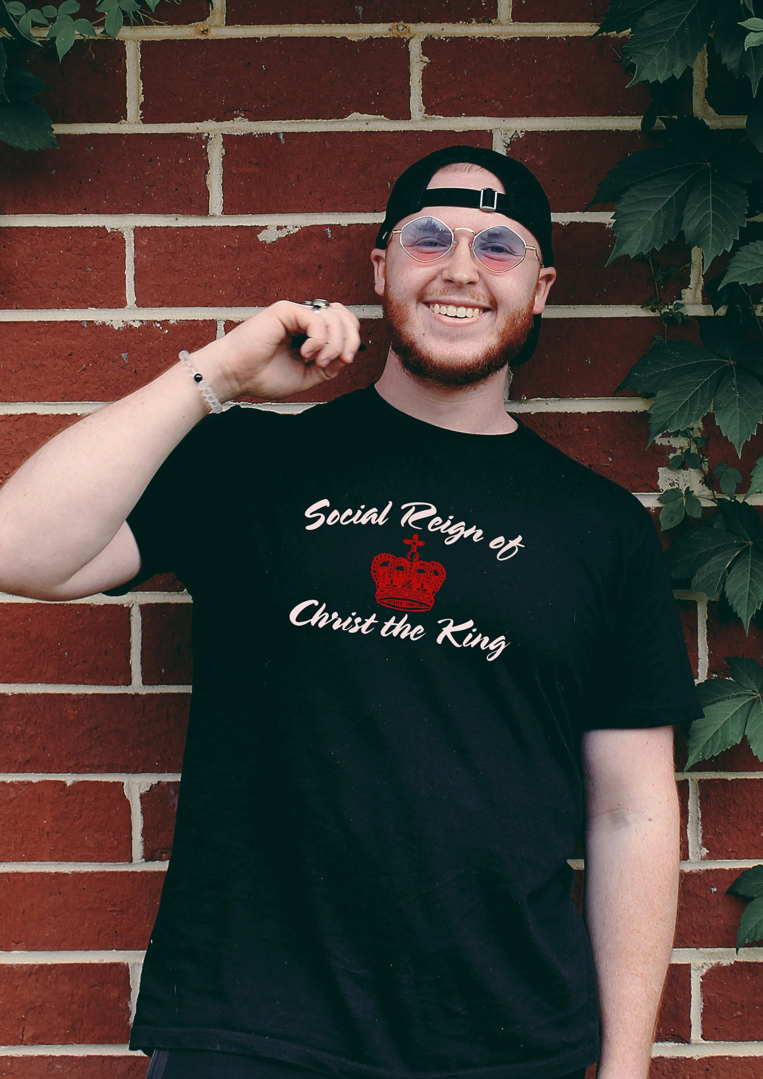Christ the King Christian Religious Crown Tee Shirt