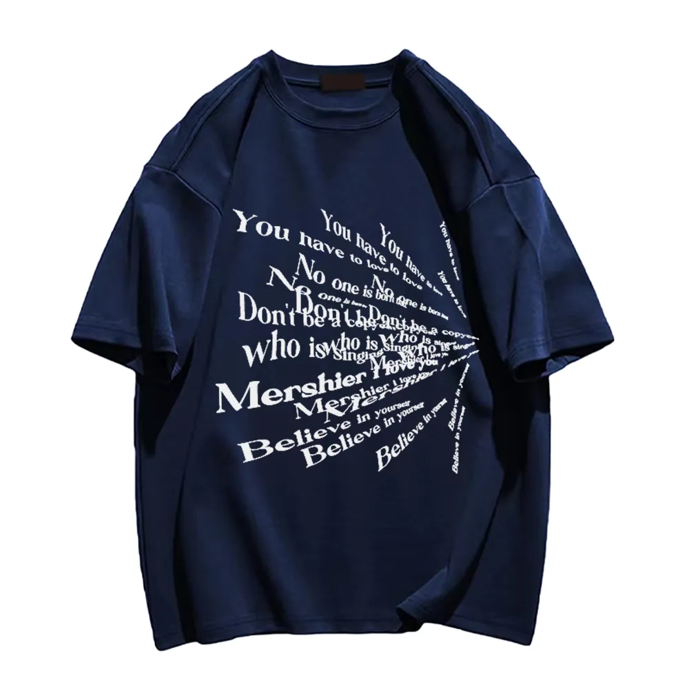 Classic Lettering Versatile T-Shirt