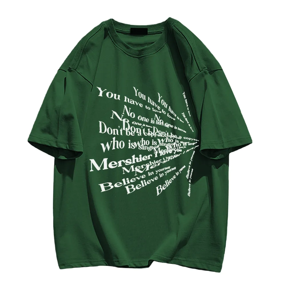 Classic Lettering Versatile T-Shirt