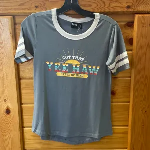CLCTK727704 Ladies S/S Ringer Tee
