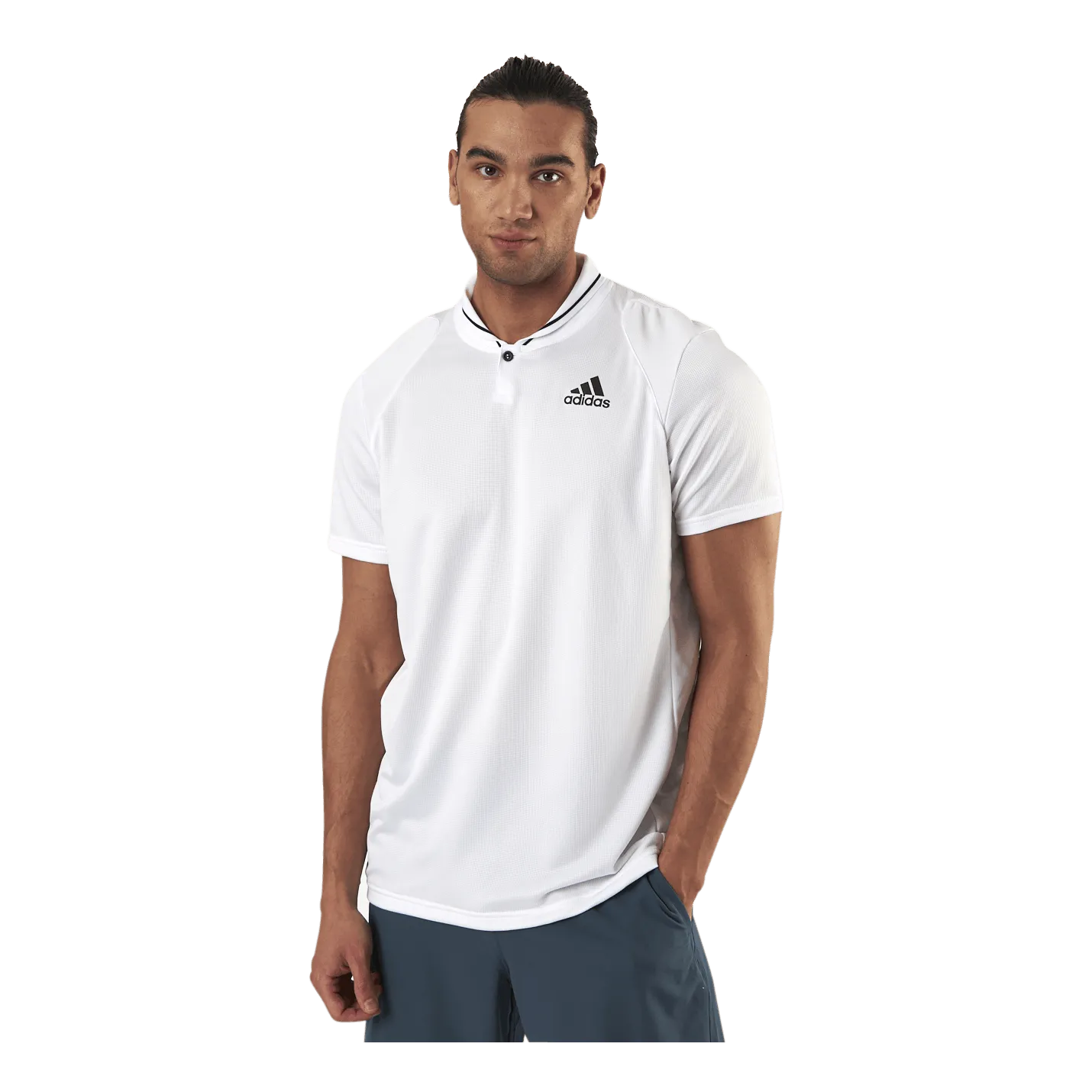 Club Rib Polo White
