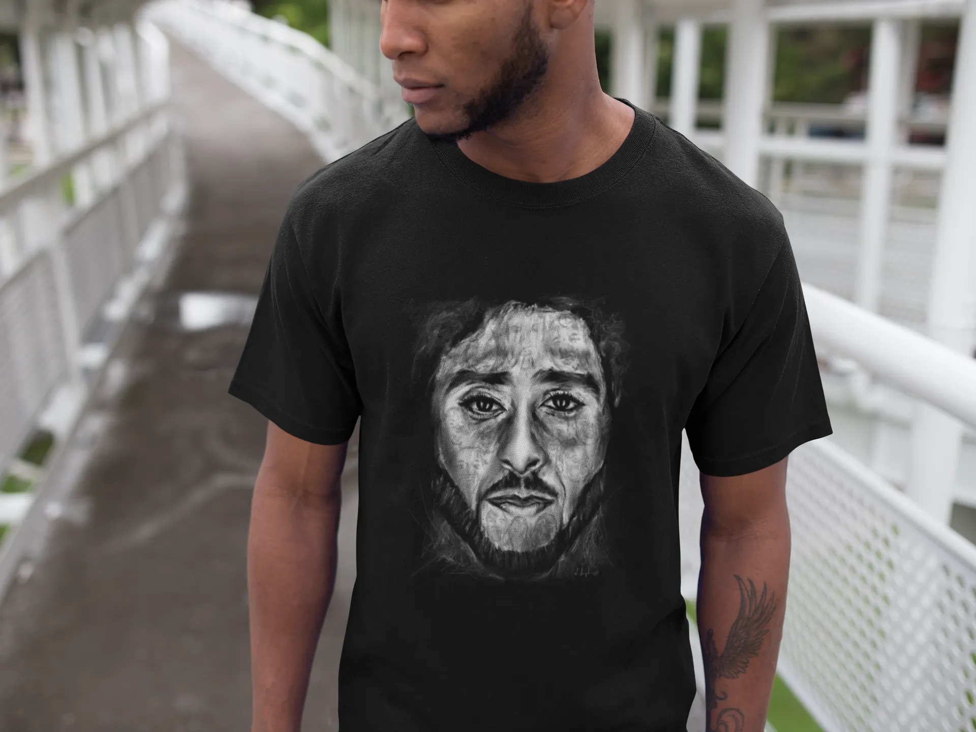 Colin Kaepernick | Doing It | Unisex Black T-Shirt