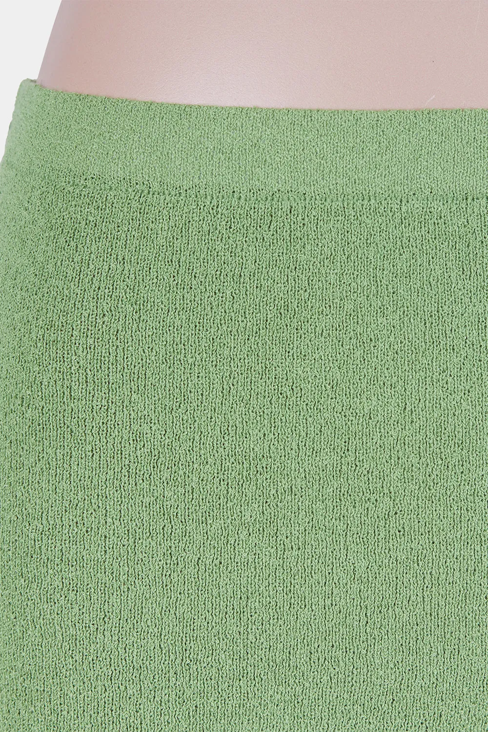 Cotton On Green High Waisted Knit Midi Skirt